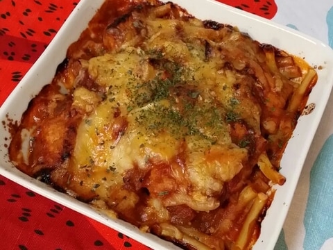 トマト煮チキンのマカロニグラタン レシピ 作り方 By ぱんだパンだ 楽天レシピ トマト煮チキンのマカロニグラタン レシピ 作り方 By ぱんだパンだ 楽天レシピ